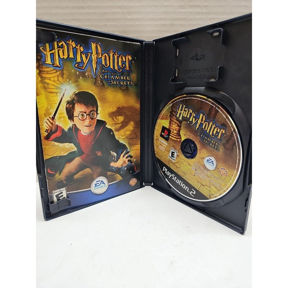 Harry Potter PS2 Game Lot Of 4 (Chamber Secrets Goblet Fire Quidditch)